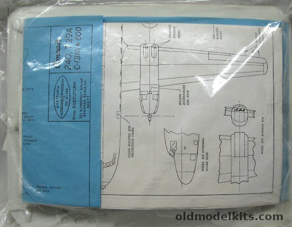 Execuform 1/72 Convair 240 / Convair 600  / T-29A / C-131A - Bagged plastic model kit